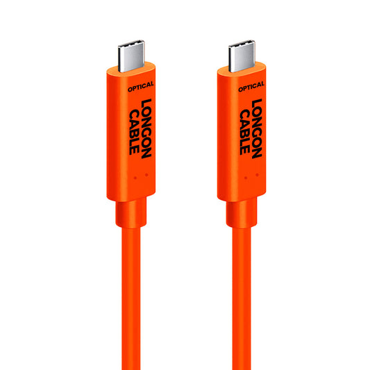 LONGON CABLE Fiber Optic USB3.1 TypeC Cable 10Gbps PD60W For Kinect Intel Realsense Stereo Depth Camera SONY Canon Nikon SLR Camera Link Cable  LG005