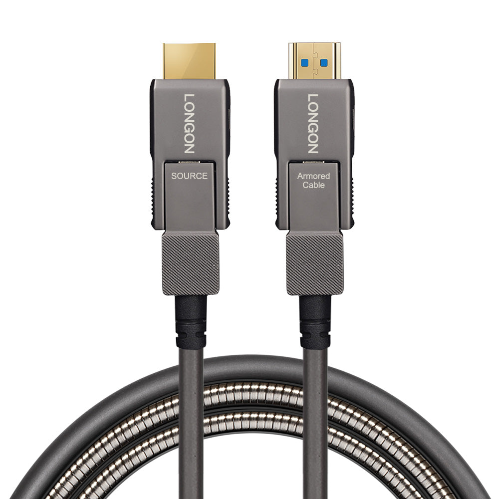 Câble HDMI optique actif de 50 m (4K 60 Hz) - Câbles et