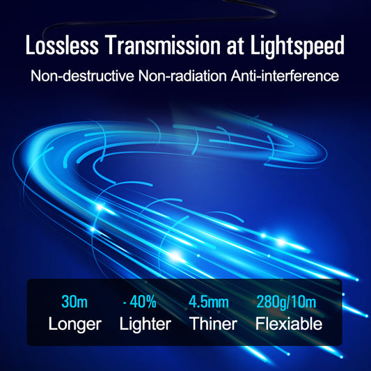 LONGON AOC USB3.0 TypeA Active Optical Fiber Extension Cable 5Gbps 5m 15m 10m 20m For Scanner Monitor Docking Station Hub Hard Drives