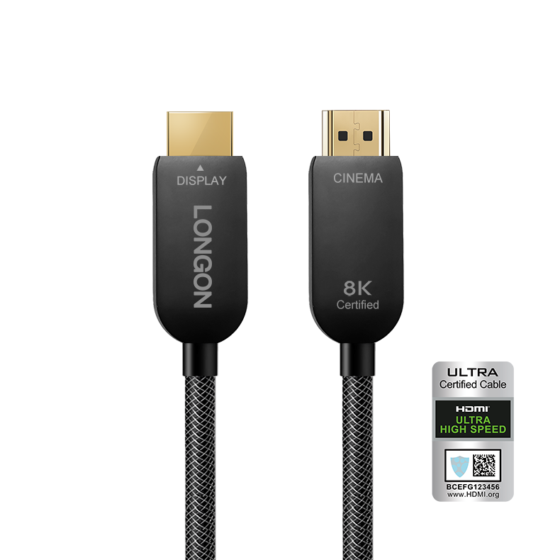 Certified Ultra HD HDMI 8K Cable Grey