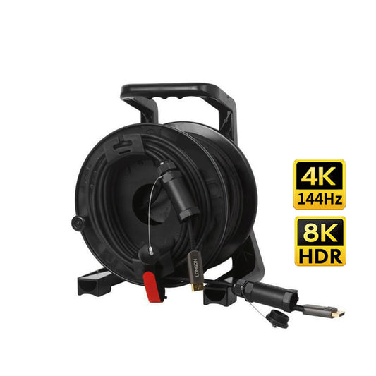 LONGON Waterproof Armored DP1.4 8K Cable Optical Fiber Displayport Cable Navida RTX3080 3090 4K144Hz 240Hz Monitor 5m 10m 15m 20m 50m 100m