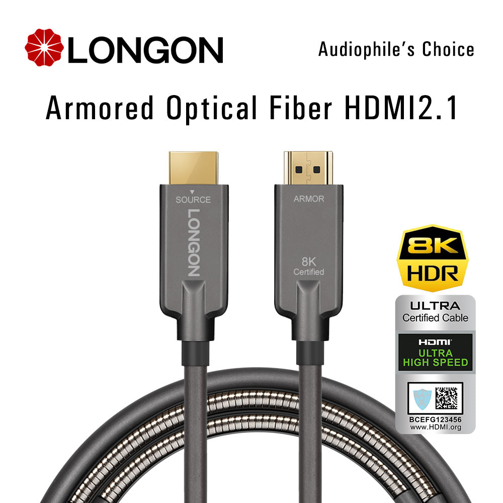LONGON UHS Certified 8K HDMI2.1 Optical Fiber Cable – LONGON CABLE ...