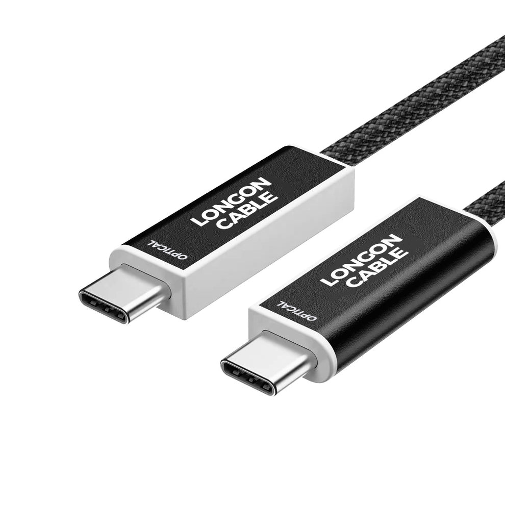 LONGON CABLE USB4 Active Optical Fiber Cable AOC USB4 Compatible with ...