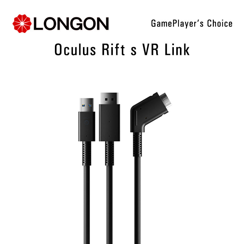 LONGON VR Link Cable For Oculus Rift S  Oculus Quest1/2 VR Link Cable Cord