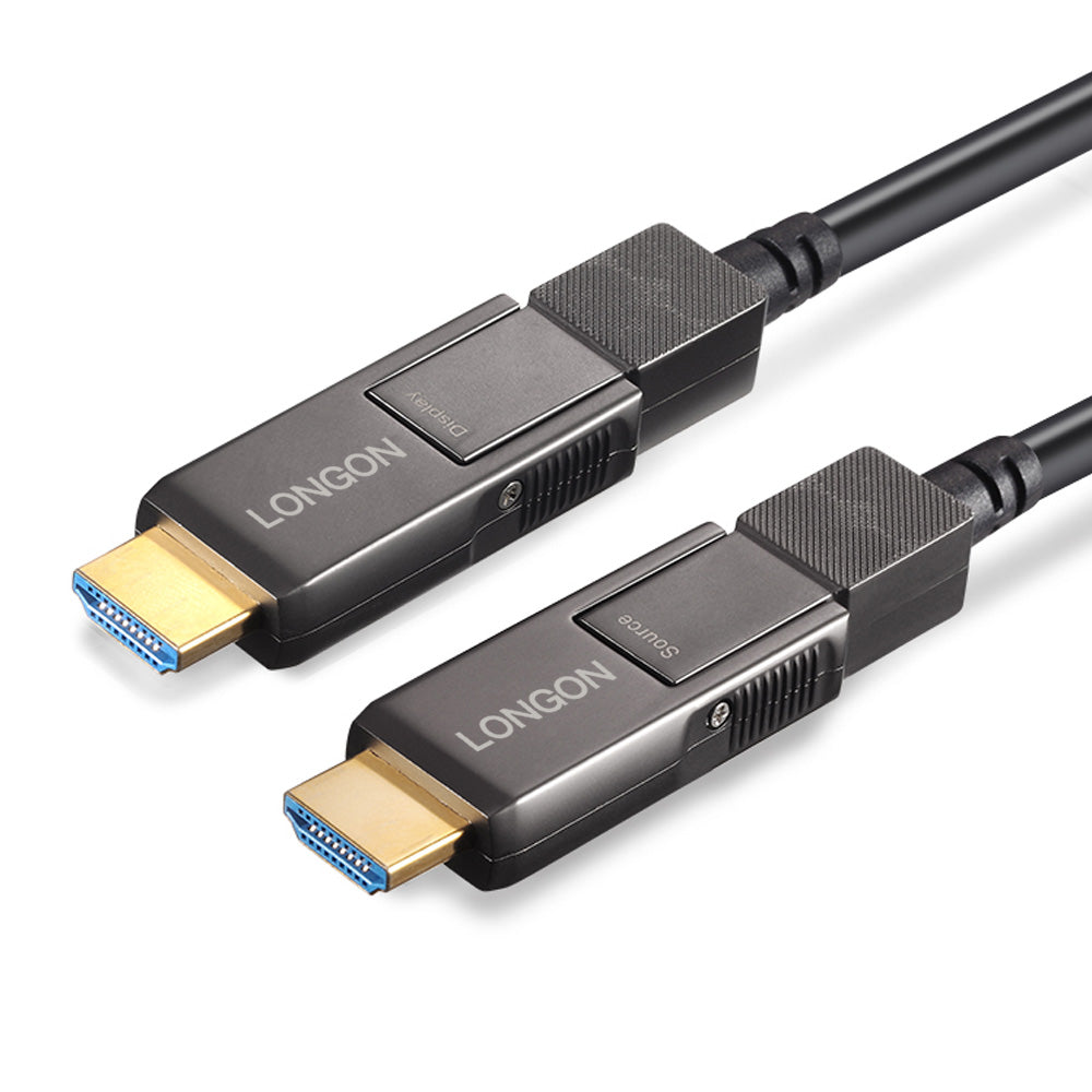 Adgang fyrretræ mild LONGON Detachable 4K HDMI Armored Optical Fiber Cable Micro HDMI to HD