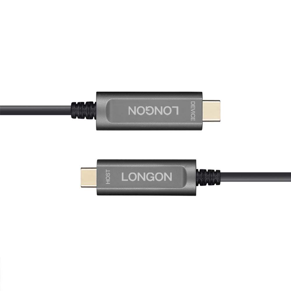 LONGON Opitical ファイバー USB-C 3.1 Gen2　8m